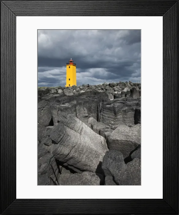 Framed Print : Selvogsviti Lighthouse, Reykjanes, Iceland Framed Print : Selvogsviti Lighthouse, Reykjanes, Iceland