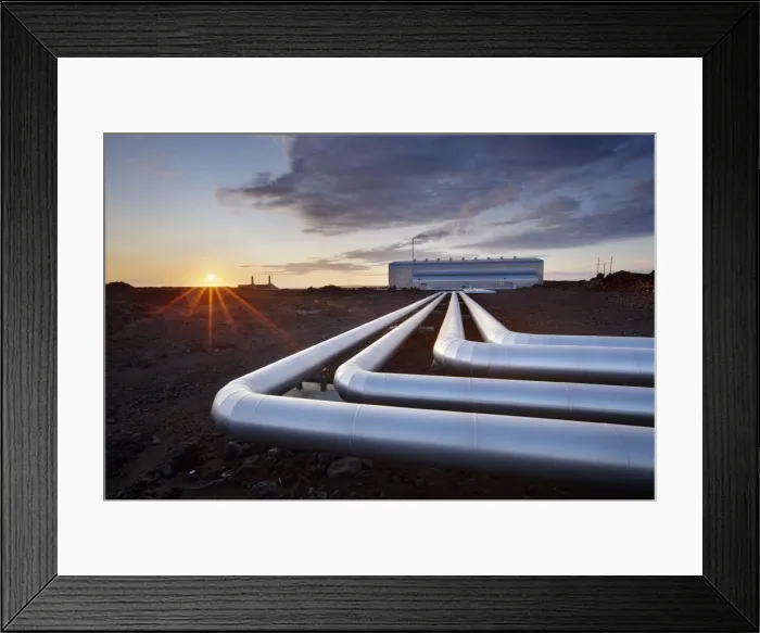 Framed Print : Geothermal power plant Reykjanesvirkjun South West Iceland Framed Print : Geothermal power plant Reykjanesvirkjun South West Iceland