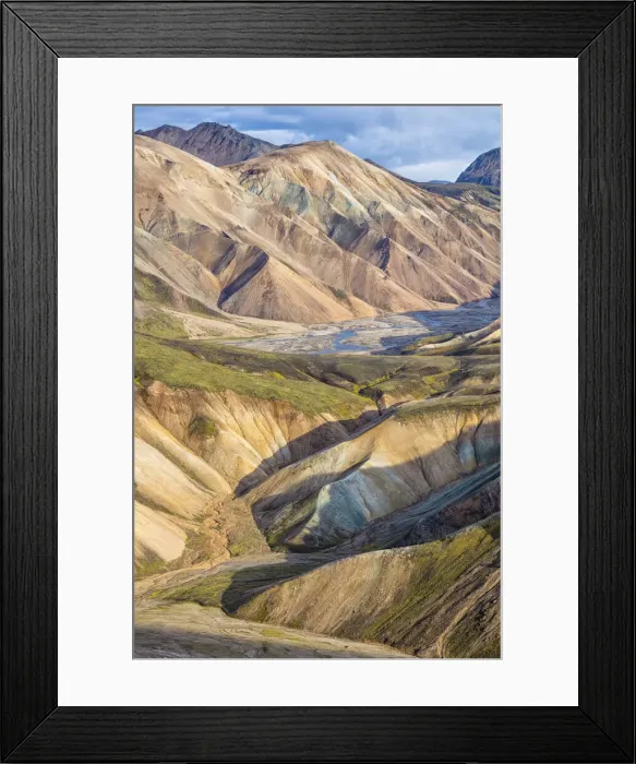 Framed Print : Rhyolite mountains, Landmannalaugar, Iceland Framed Print : Rhyolite mountains, Landmannalaugar, Iceland