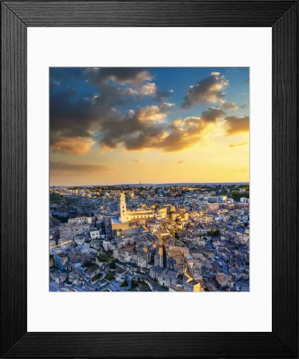 Framed Print : Italy. Basilicata, Matera, Sassi (Unesco world heritage site) Framed Print : Italy. Basilicata, Matera, Sassi (Unesco world heritage site)