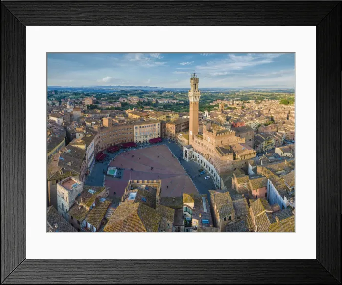Framed Print : Italy, Tuscany, Siena, Piazza del Campo Framed Print : Italy, Tuscany, Siena, Piazza del Campo