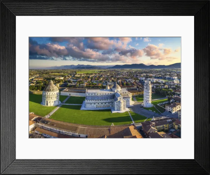 Framed Print : Italy, Tuscany, Pisa, Piazza dei Miracoli, Leaning tower and Cathedral Framed Print : Italy, Tuscany, Pisa, Piazza dei Miracoli, Leaning tower and Cathedral