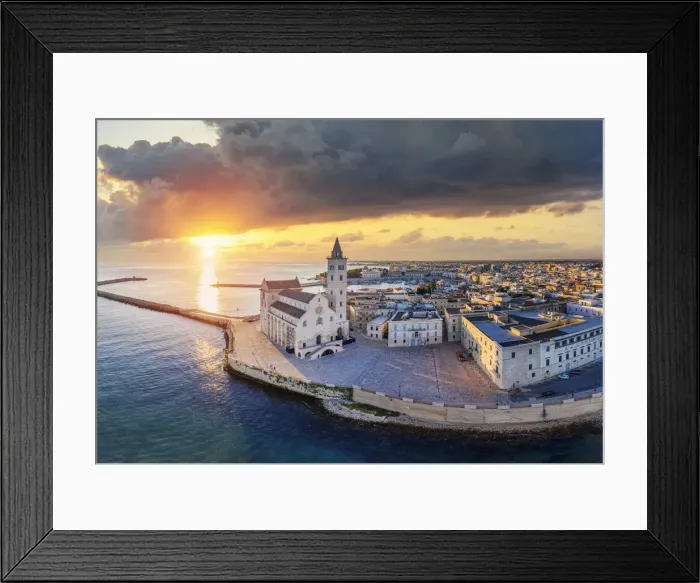 Framed Print : Italy, Apulia (Puglia), Barletta -Andria-Trani Province, Trani town and harbour Framed Print : Italy, Apulia (Puglia), Barletta -Andria-Trani Province, Trani town and harbour