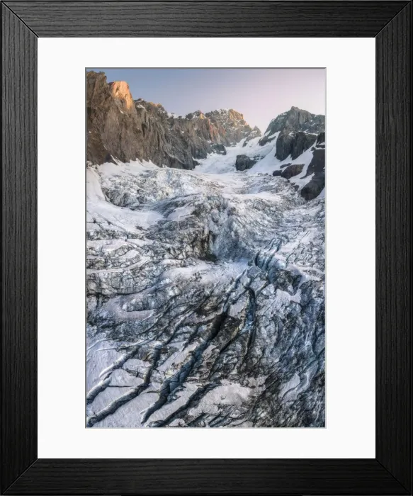 Framed Print : Brouillard Glacier, Courmayeur, Italy Framed Print : Brouillard Glacier, Courmayeur, Italy