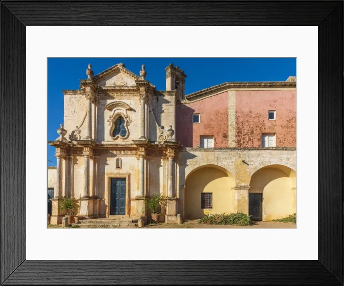 Framed Print : europe, Italy, Apulia. The Masseria Brusca with its beautiful chapel, a traditional manor near to Nardo Framed Print : europe, Italy, Apulia. The Masseria Brusca with its beautiful chapel, a traditional manor near to Nardo