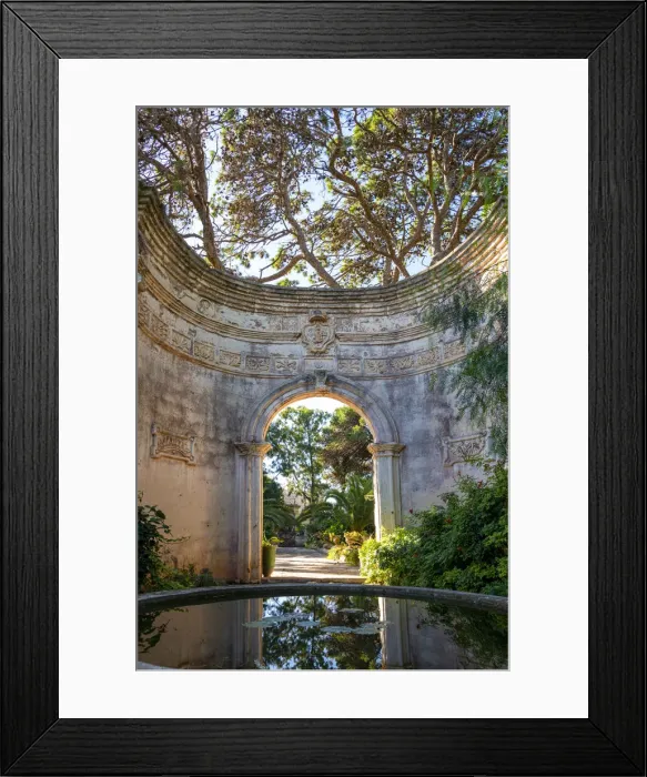 Framed Print : europe, Italy, Apulia. The garden and its fountain of the Masseria Brusca near to Nardo Framed Print : europe, Italy, Apulia. The garden and its fountain of the Masseria Brusca near to Nardo