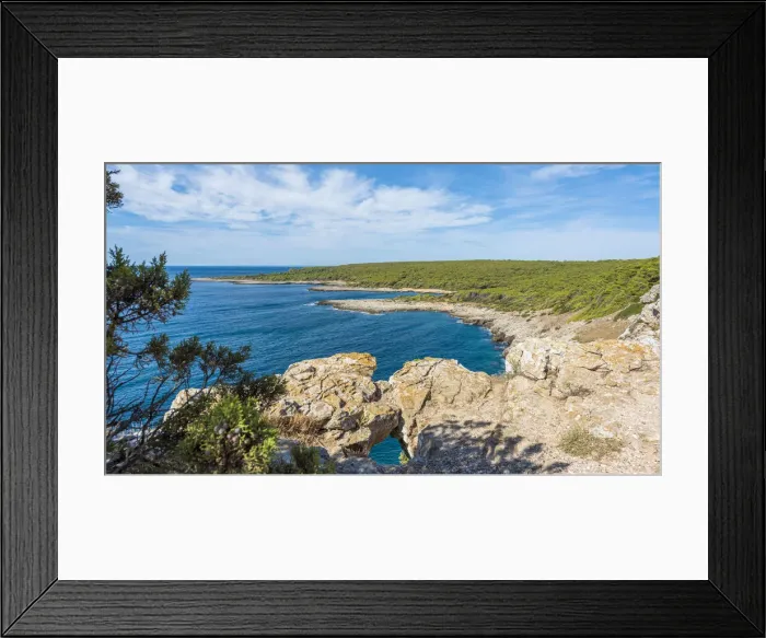 Framed Print : europe, Italy, Apulia. Porto Selvaggio natural park Framed Print : europe, Italy, Apulia. Porto Selvaggio natural park