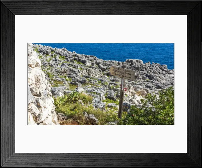 Framed Print : europe, Italy, Apulia. Salento, on the Footpath Sentiero delle Cipolliane near to Framed Print : europe, Italy, Apulia. Salento, on the Footpath Sentiero delle Cipolliane near to