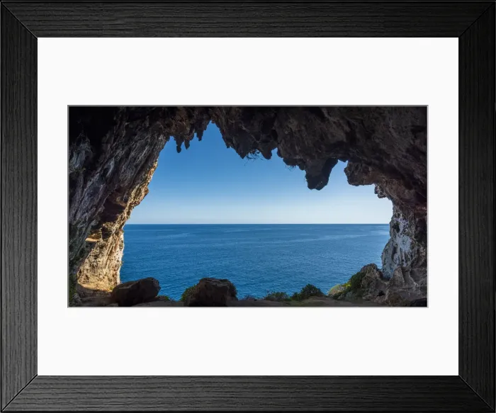 Framed Print : europe, Italy, Apulia. Salento, the grotta delle Cipolliane Framed Print : europe, Italy, Apulia. Salento, the grotta delle Cipolliane