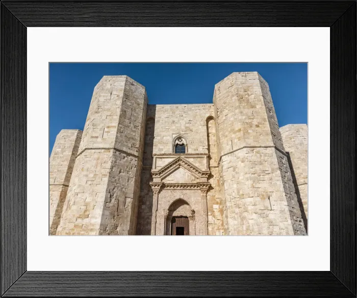 Framed Print : europe, Italy, Apulia. the Castel del Monte near to Andria