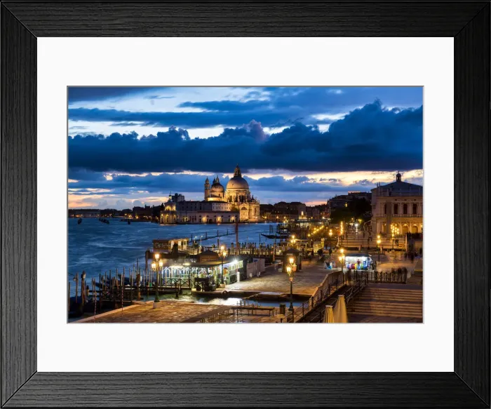 Framed Print : Salute at Twilight, Venice, Italy Framed Print : Salute at Twilight, Venice, Italy