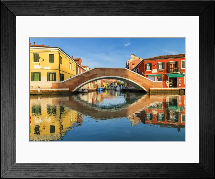 Framed Print : Murano Canal Reflections, Venice Lagoon, Italy Framed Print : Murano Canal Reflections, Venice Lagoon, Italy