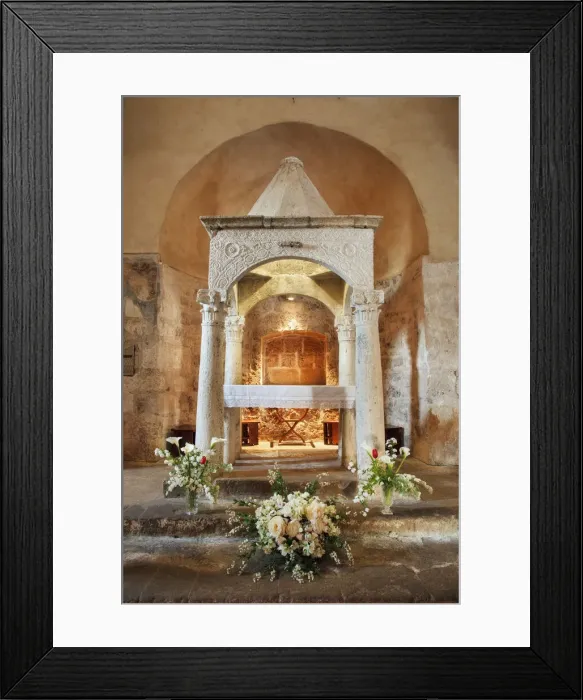 Framed Print : Pre-Roman ciborium inside church of Santa Maria Maggiore, Sovana, Grosseto, Tuscany Framed Print : Pre-Roman ciborium inside church of Santa Maria Maggiore, Sovana, Grosseto, Tuscany