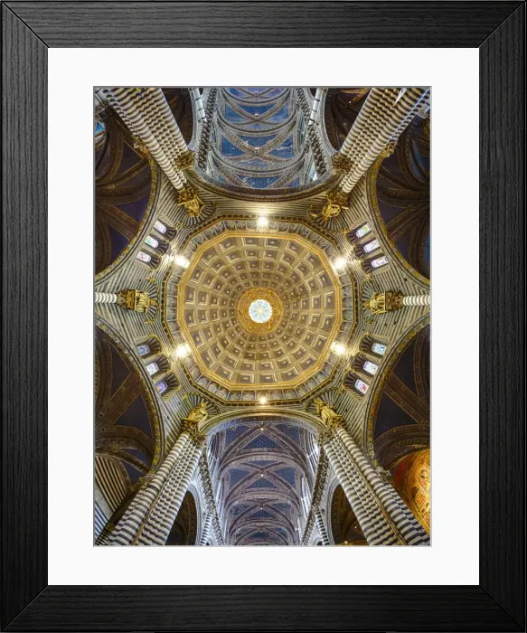 Framed Print : Interior of Duomo di Siena, Tuscany, Italy
