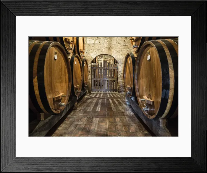 Framed Print : Wine cellar, Montepulciano, Tuscany, Italy Framed Print : Wine cellar, Montepulciano, Tuscany, Italy