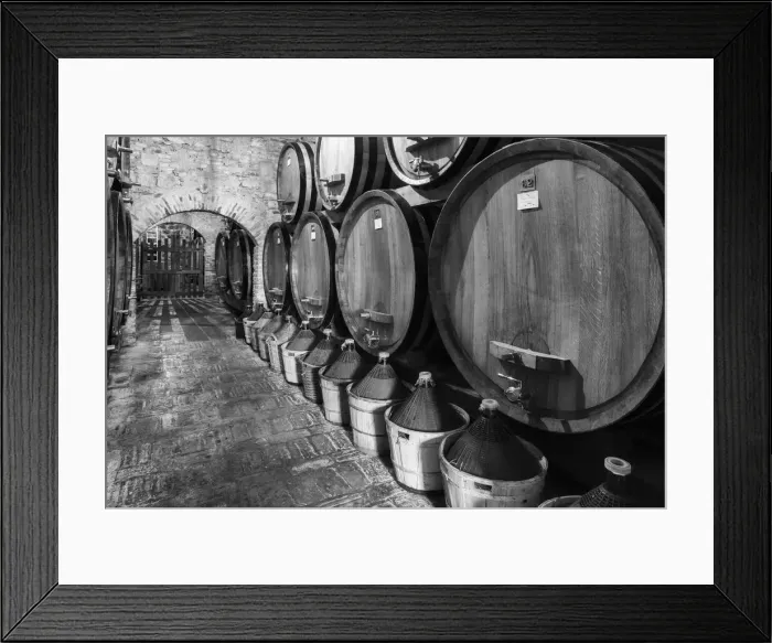 Framed Print : Wine cellar, Montepulciano, Tuscany, Italy Framed Print : Wine cellar, Montepulciano, Tuscany, Italy