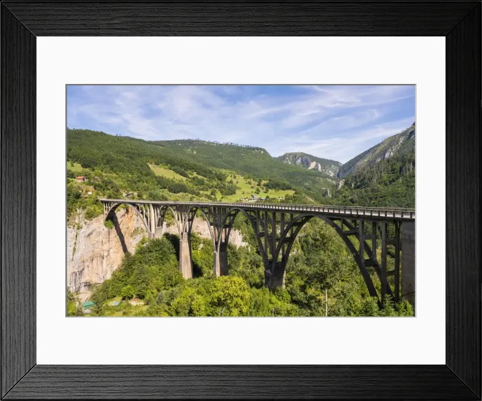 Framed Print : Most na Đur'evića Tari Bridge, Zabljak, Durmitor National Park, Montenegro Framed Print : Most na Đur'evića Tari Bridge, Zabljak, Durmitor National Park, Montenegro