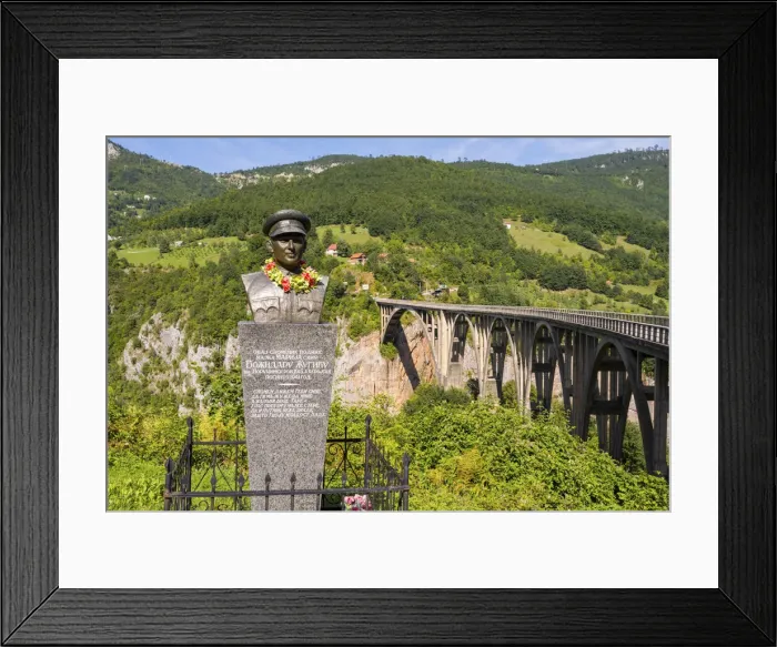 Framed Print : Most na Đur'evića Tari Bridge, Zabljak, Durmitor National Park, Montenegro