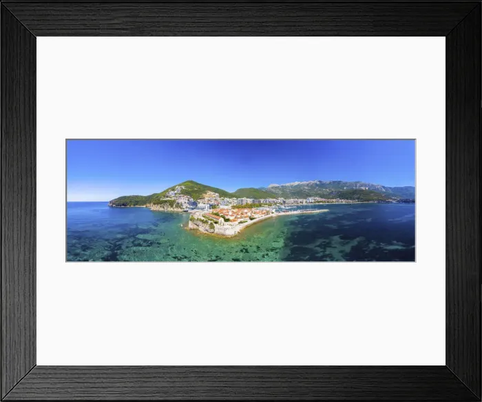 Framed Print : Montenegro, Budva, Old Town, Stari Grad Framed Print : Montenegro, Budva, Old Town, Stari Grad