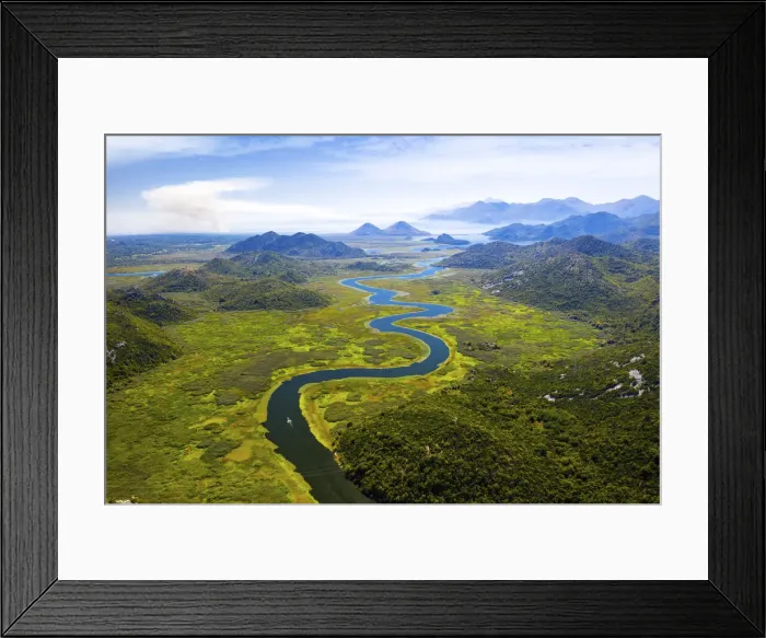 Framed Print : Rijeka Crnojevica, Lake Skadar, Montenegro Framed Print : Rijeka Crnojevica, Lake Skadar, Montenegro