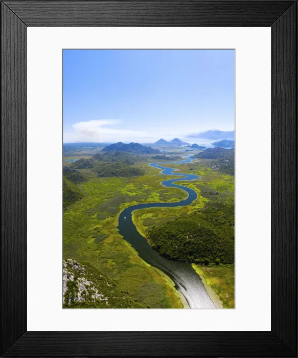 Framed Print : Rijeka Crnojevica, Lake Skadar, Montenegro Framed Print : Rijeka Crnojevica, Lake Skadar, Montenegro