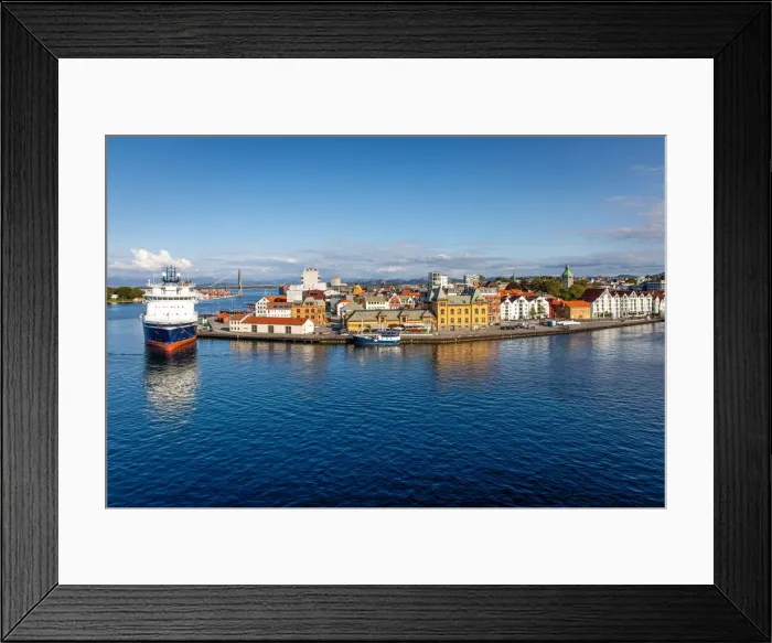 Framed Print : Norway, Rogaland, Stavanger, The port of Stavanger Framed Print : Norway, Rogaland, Stavanger, The port of Stavanger