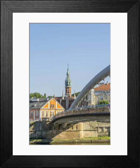 Framed Print : The Father Bernatek Footbridge, Krakow, Poland, Eastern Europe Framed Print : The Father Bernatek Footbridge, Krakow, Poland, Eastern Europe