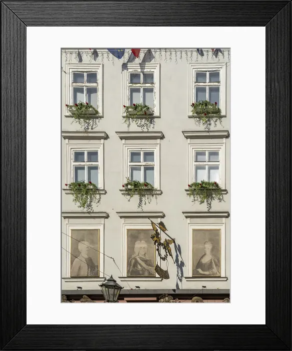 Framed Print : Building facade, Krakow Old Town, Krakow, Poland, Eastern Europe Framed Print : Building facade, Krakow Old Town, Krakow, Poland, Eastern Europe