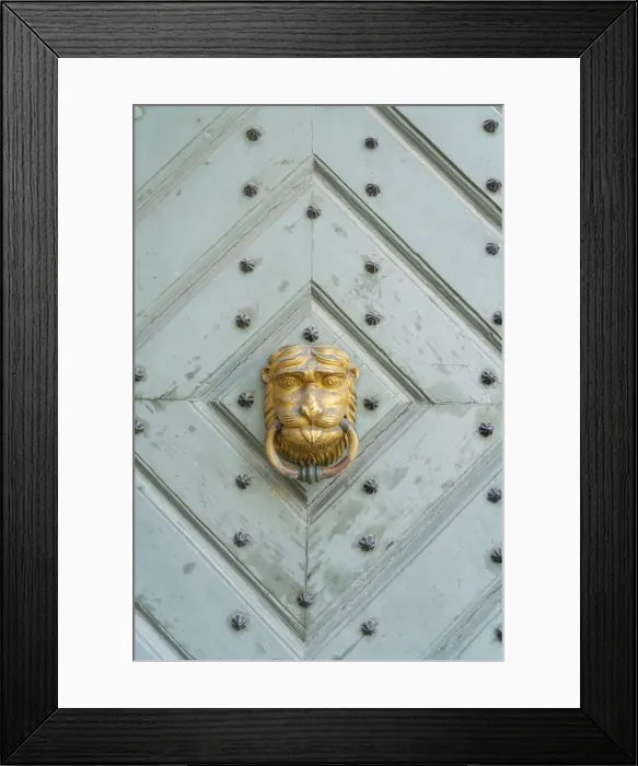 Framed Print : Door knocker, Krakow Old Town, Krakow, Poland, Eastern Europe Framed Print : Door knocker, Krakow Old Town, Krakow, Poland, Eastern Europe