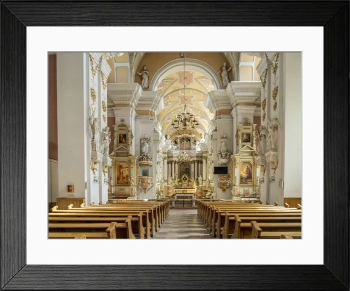 Framed Print : Church of Francis Seraficki, Old Town, Poznan, Poland, Eastern Europe Framed Print : Church of Francis Seraficki, Old Town, Poznan, Poland, Eastern Europe