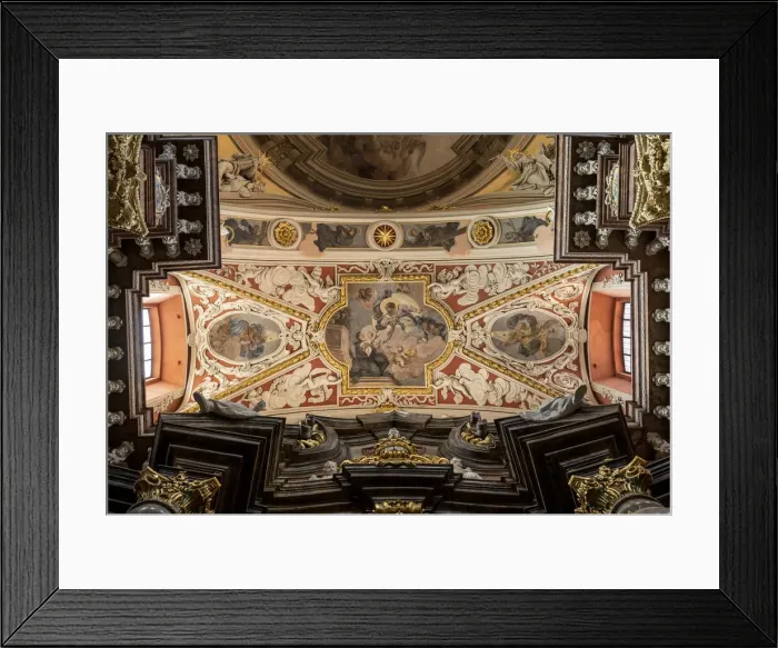 Framed Print : Interior of the Fara Church or Parish Church of St. Stanislaus, Old Town, Poznan, Poland Framed Print : Interior of the Fara Church or Parish Church of St. Stanislaus, Old Town, Poznan, Poland