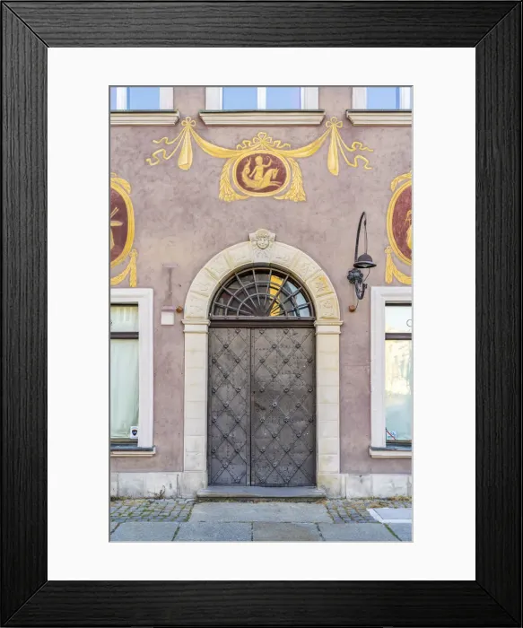 Framed Print : Door, Old Market square, Poznan, Poland, Eastern Europe Framed Print : Door, Old Market square, Poznan, Poland, Eastern Europe