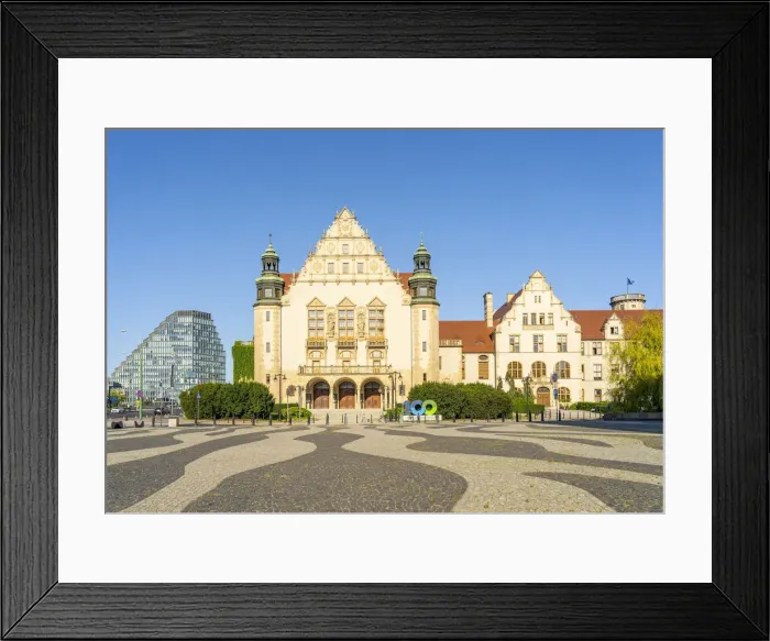 Framed Print : Adam Mickiewicz University and Adam Mickiewicz Square, Imperial District, Poznan, Poland Framed Print : Adam Mickiewicz University and Adam Mickiewicz Square, Imperial District, Poznan, Poland