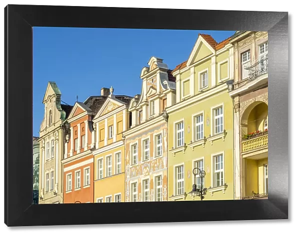 Renaissance style architecture, Old Market square, Poznan, Poland, Eastern Europe