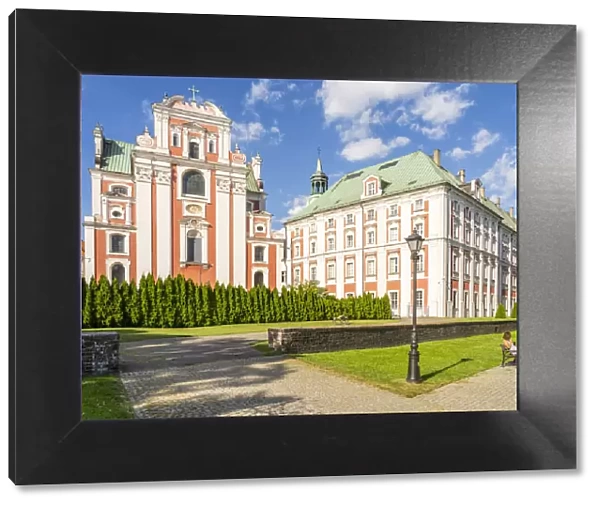 The Baroque Jesuit College in Poznan, Frederic Chopin Park, Old Town, Poznan, Poland