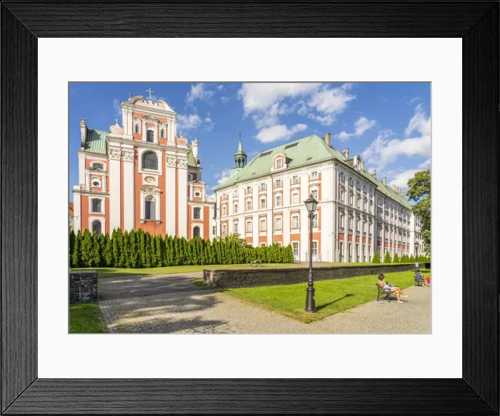 Framed Print : The Baroque Jesuit College in Poznan, Frederic Chopin Park, Old Town, Poznan, Poland Framed Print : The Baroque Jesuit College in Poznan, Frederic Chopin Park, Old Town, Poznan, Poland