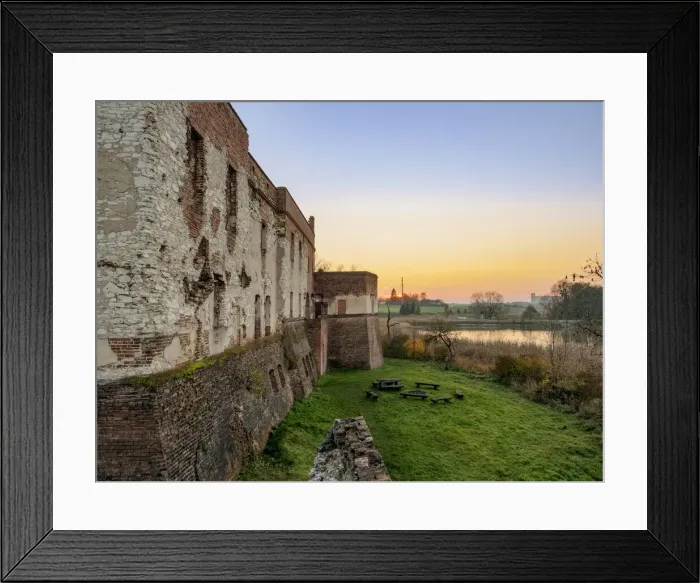 Framed Print : Krupe Castle at sunset, Lublin Voivodeship, Poland Framed Print : Krupe Castle at sunset, Lublin Voivodeship, Poland
