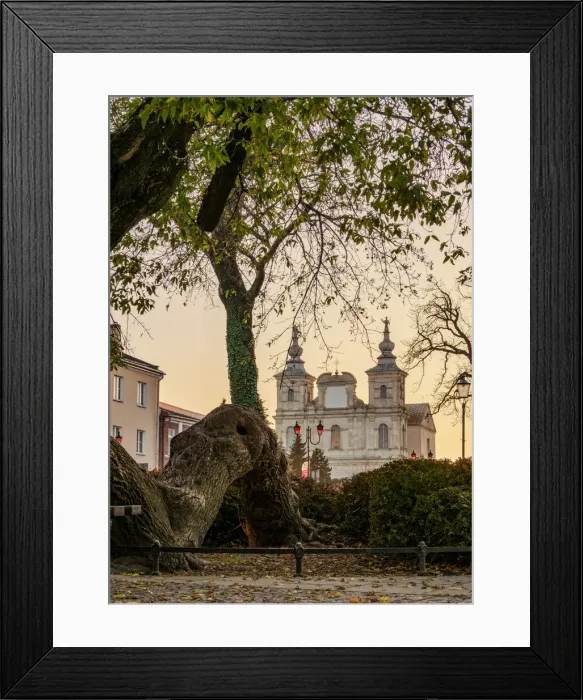 Framed Print : St. Franciszek Ksawery Church at sunset, Krasnystaw, Lublin Voivodeship, Poland Framed Print : St. Franciszek Ksawery Church at sunset, Krasnystaw, Lublin Voivodeship, Poland