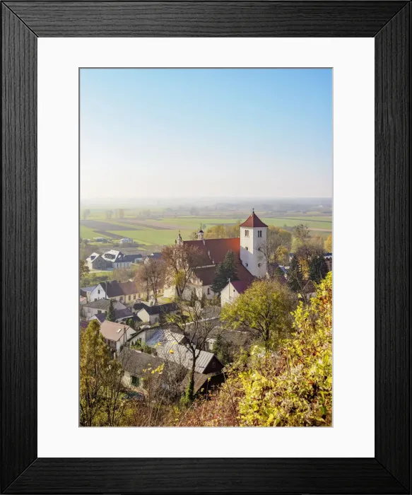 Framed Print : View towards the Church of St. Stanislaus and St. Margaret, Janowiec, Lublin Voivodeship Framed Print : View towards the Church of St. Stanislaus and St. Margaret, Janowiec, Lublin Voivodeship