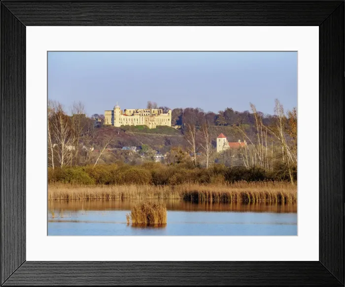 Framed Print : View towards the Castle and Church of St. Stanislaus and St