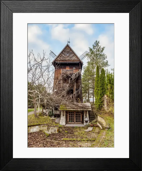 Framed Print : Windmill of Three Hearts, Mecmierz, Lublin Voivodeship, Poland Framed Print : Windmill of Three Hearts, Mecmierz, Lublin Voivodeship, Poland