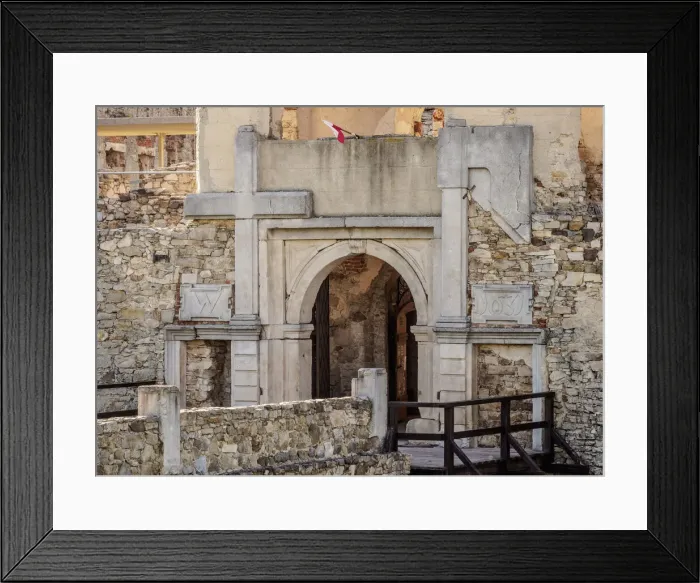 Framed Print : Krzyztopor Castle in Ujazd, detailed view, Swietokrzyskie Voivodeship, Poland Framed Print : Krzyztopor Castle in Ujazd, detailed view, Swietokrzyskie Voivodeship, Poland