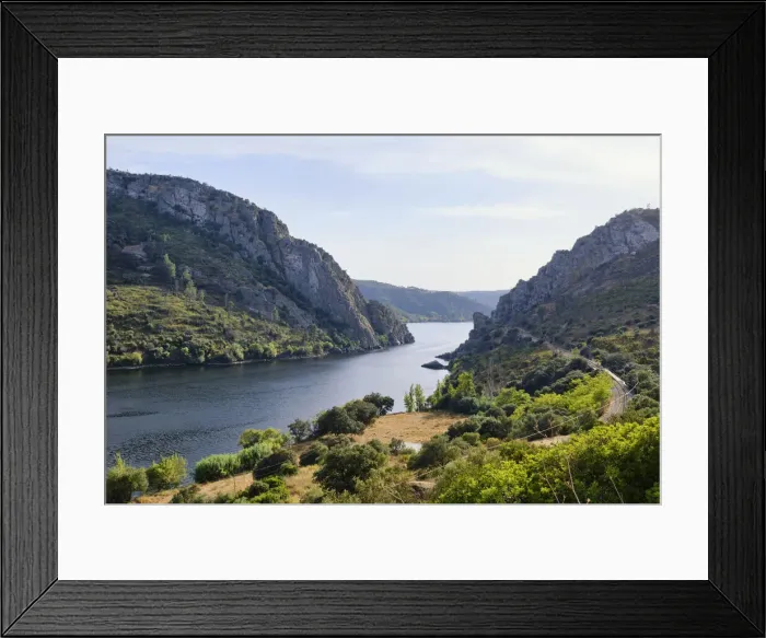 Framed Print : The Natural Monument of Portas do Rodao, where the Tagus river passes through a gorge of only 45 meters wide and 170 meters high. Vila Velha do Rodao, Portugal Framed Print : The Natural Monument of Portas do Rodao, where the Tagus river passes through a gorge of only 45 meters wide and 170 meters high. Vila Velha do Rodao, Portugal