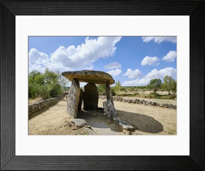 Framed Print : Dolmen of Pera do Moco, dating back to the 4th millennium B. C Guarda, Beira Alta Framed Print : Dolmen of Pera do Moco, dating back to the 4th millennium B. C Guarda, Beira Alta