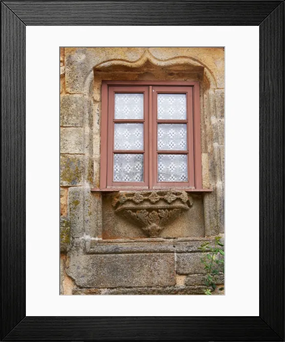 Framed Print : A 16th century window at Castelo Rodrigo. Beira Alta, Portugal Framed Print : A 16th century window at Castelo Rodrigo. Beira Alta, Portugal
