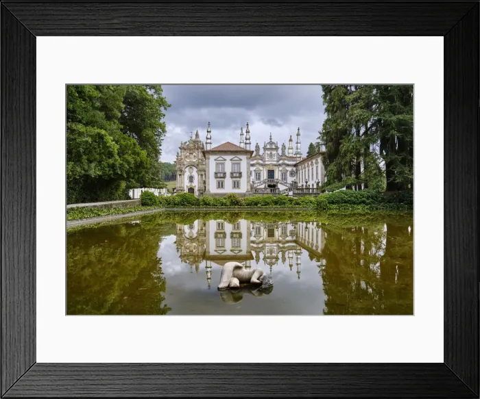 Framed Print : The Casa de Mateus was built in the first half of the 18th century by Antó