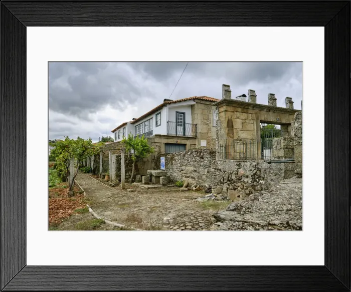 Framed Print : The 15th century family house of Ferdinand Magellan, where he was born