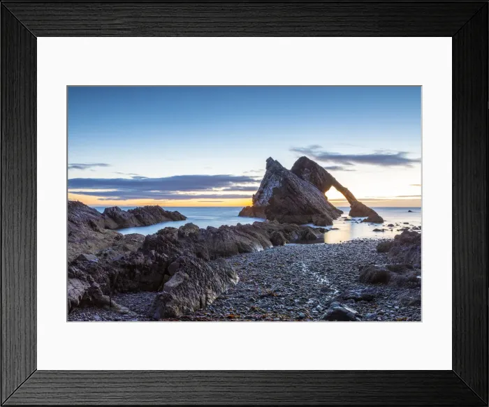 Framed Print : Bow Fiddle Rock, Portknockie, Scotland, United Kingdom
