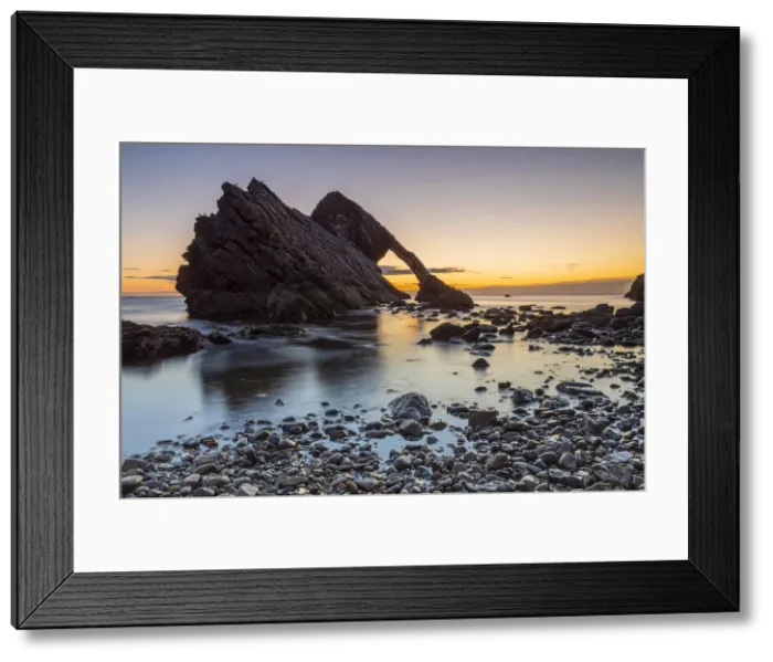Framed Print : Bow Fiddle Rock, Portknockie, Scotland, United Kingdom