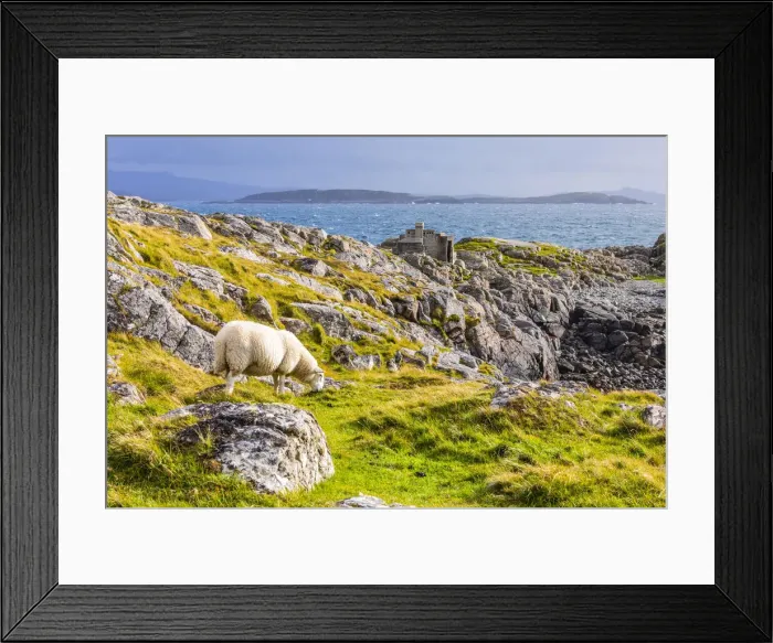 Framed Print : Hermits Castle, Achmelvich Bay, Scotland, United Kingdom Framed Print : Hermits Castle, Achmelvich Bay, Scotland, United Kingdom